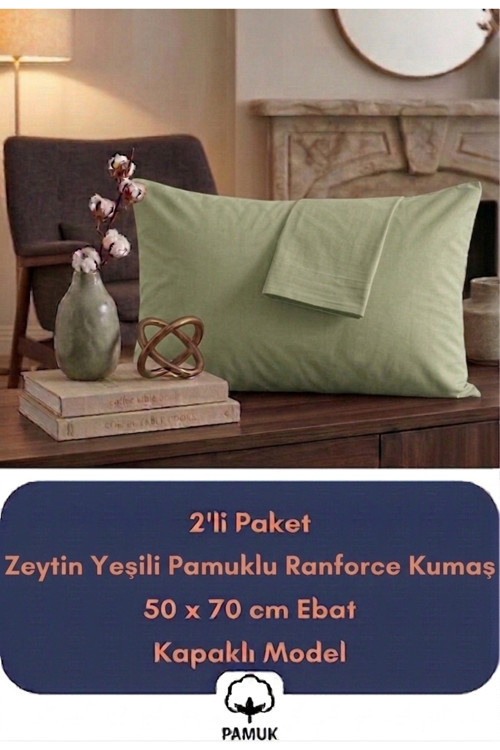 Yastık Kılıfı %Pamuk Kapaklı