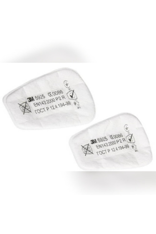 5925 P3 Toz ve Sis Filtre Pedi - 5 Çift (10 Adet)
