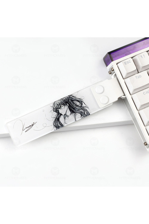 Özel Klavye Kurdelesi Akrilik Yarı Saydam Klavye Askısı Strap Klavye Aksesuarı