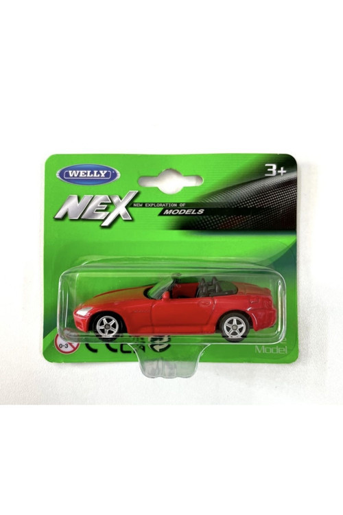 Honda S2000 1/64 Ölçek Welly Diecast Metal Model Araba Oyuncak Araba