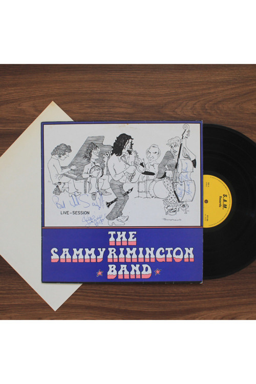 Sammy Rimington Band – Live - Session İmzalı Plak