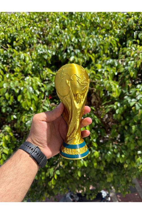 Dünya Kupası Biblo Fifa World Cup 2026 15 Cm Sert Plastik Hediyelik Biblo Dünya Kupası Mini Kupa