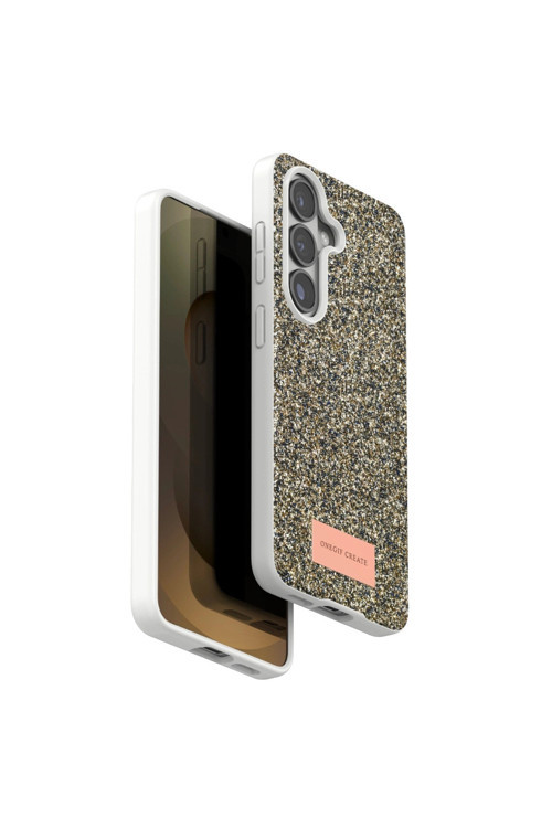 Onegif Samsung Galaxy S26 Plus Bright Simli Kapak - Gold