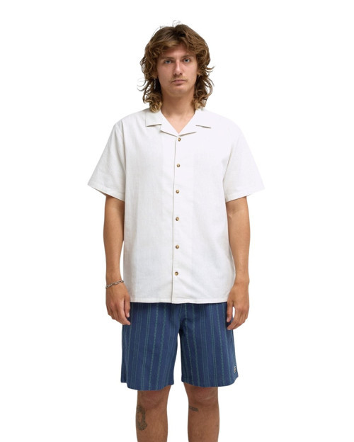 Vacay Linen SS Beyaz Erkek Gömlek