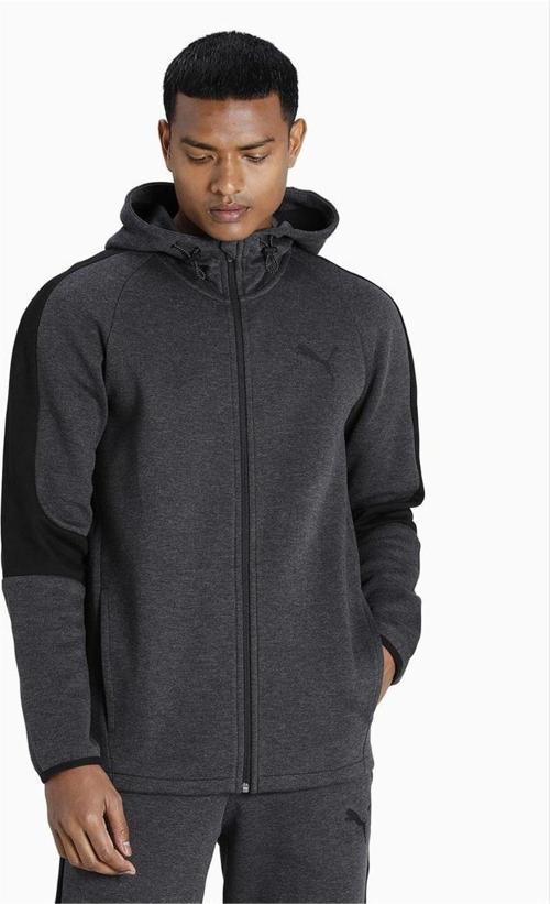 EVOSTRIPE Core FZ Hoodie Erkek Sweatshirt