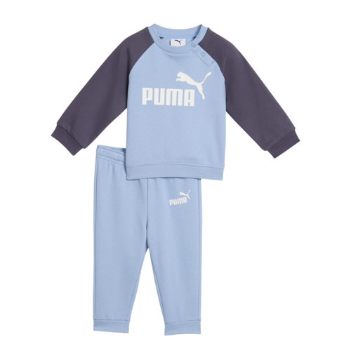 Ess Raglan Crew Set Mavi Çocuk Eşofman Takımı