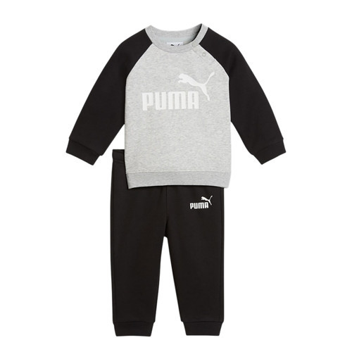 Ess Raglan Crew Set Siyah Çocuk Eşofman Takımı