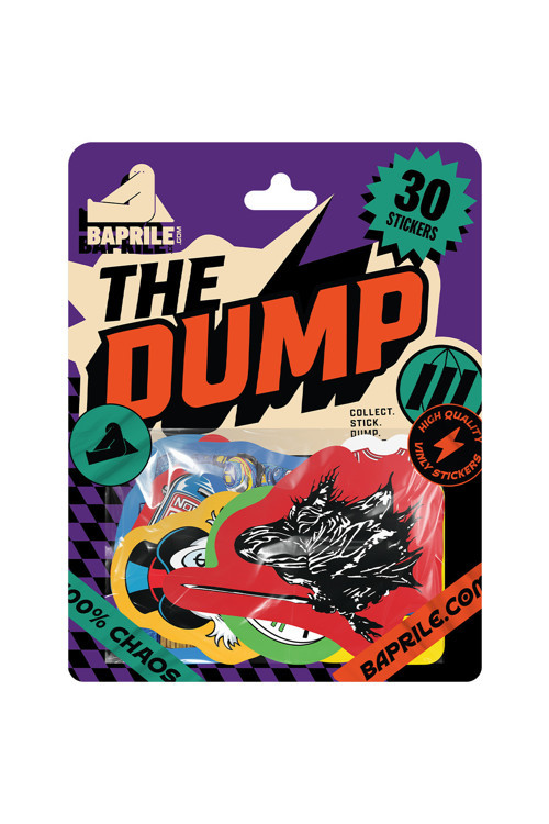 The Dump III Eğlenceli Sticker Koleksiyonu 30 Parça Laptop Telefon Termos Etiket Seti