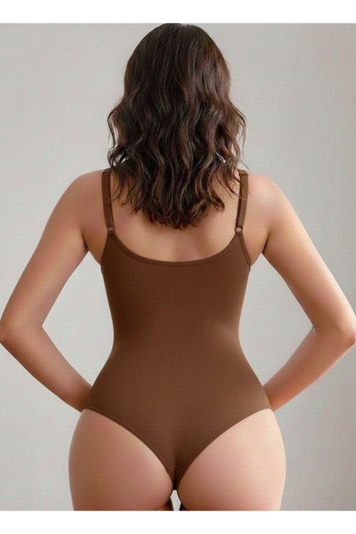 Mimola Model 3 Bölge Etkili Örmekumaş Yapılı String Body Kahve Renk042