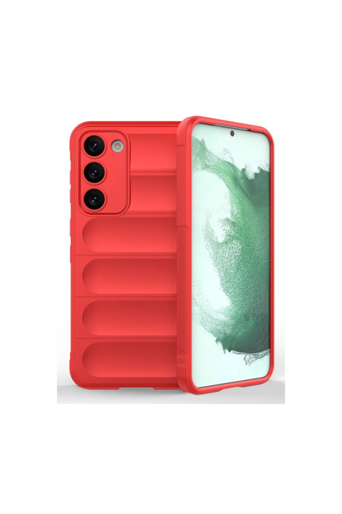 Samsung Galaxy S23 Plus Kılıf Optimum Silikon - Kırmızı