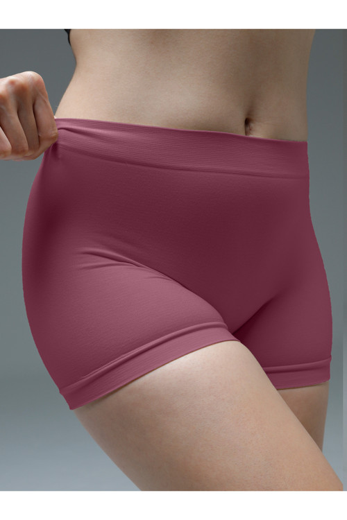 Moncorno Model İnceltici Boxer Popo Şekillendirici İz Yapmayan Seamless Külot Gül Kurusu Renk