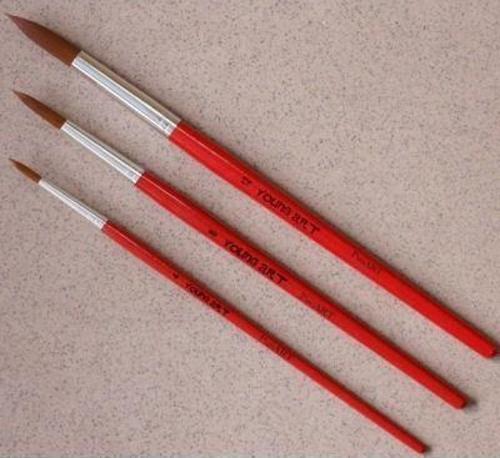 Young Art 7200 Serisi Sentetik Yuvarlak Uçlu Fırça No: 1