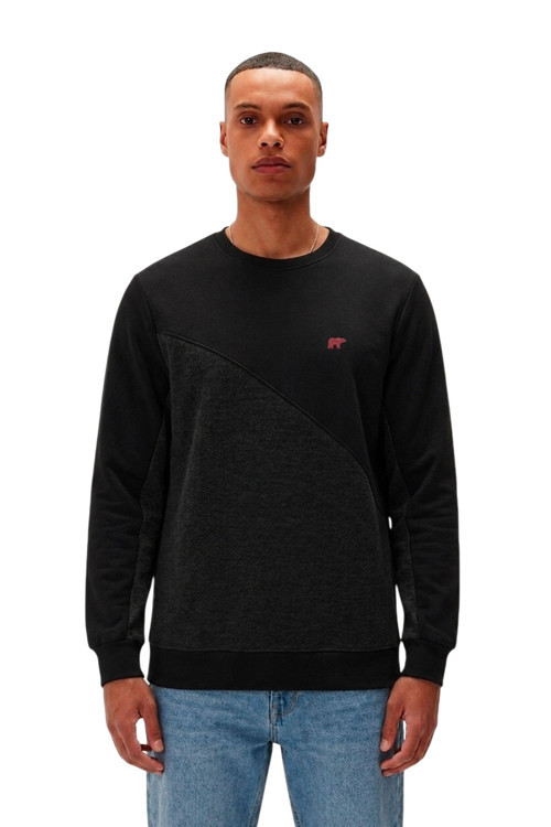 Tune Crewneck Siyah Erkek Sweatshirt