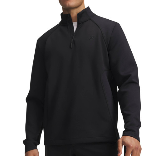 UA Drive Midlayer 1/4 Zip Siyah Erkek Sweatshirt