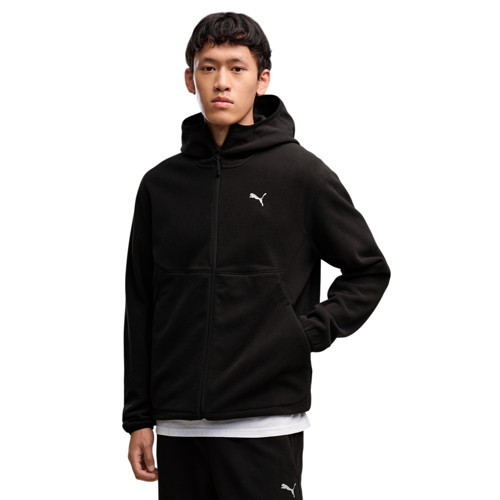 Full-Zip Hoodie Siyah Erkek Sweatshirt