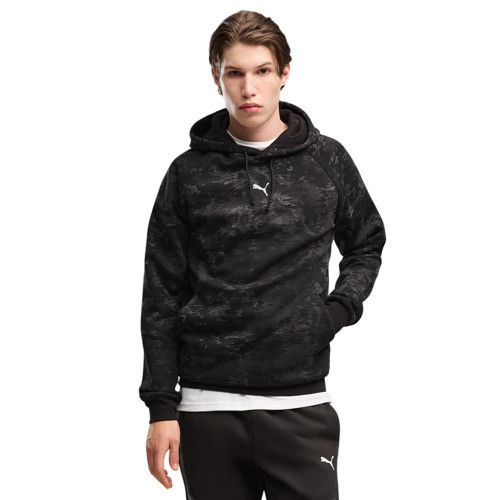 Sport Camo Hoodie Siyah Erkek Sweatshirt