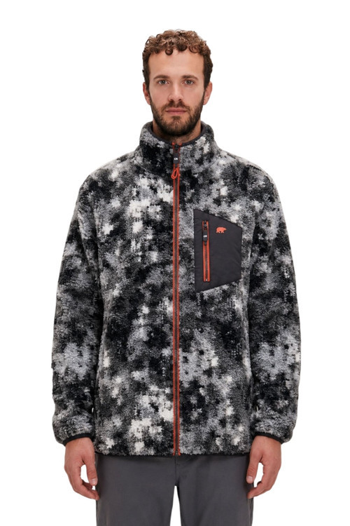 Hawk Full-Zip Plush Siyah Erkek Polar