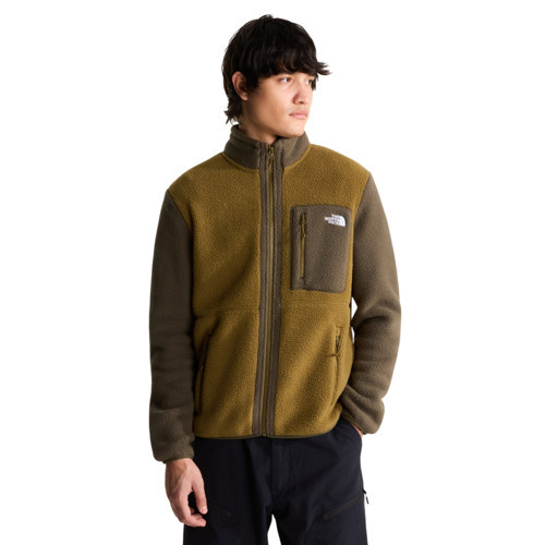 M Yumiori Full Zip Bej Erkek Polar