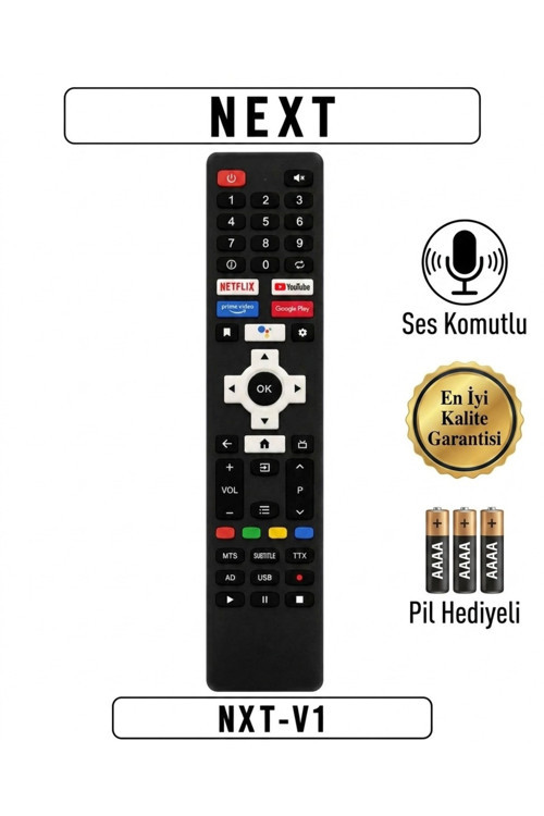 SESLİ KUMANDA NXT-V1 **PİL HEDİYELİ**