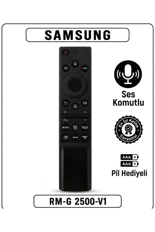 RM-G2500 V1 SESLİ KUMANDA **PİL HEDİYELİ**