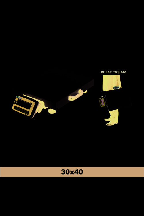 Eko 30 kg 10 gr Mobil Tartım Baskülü Onaylı