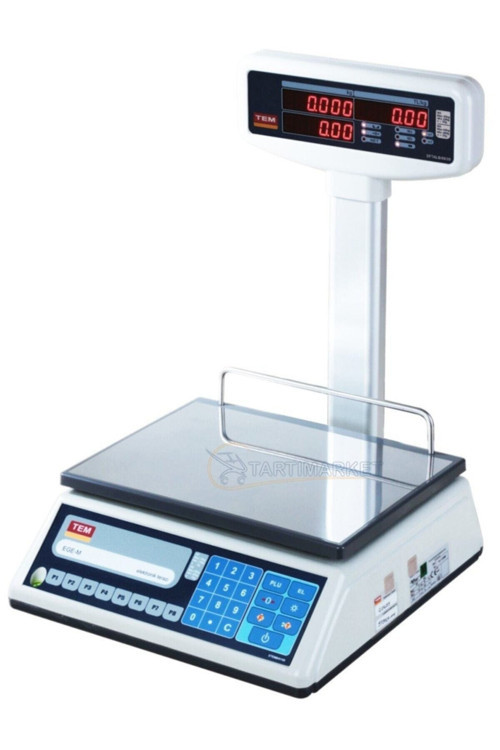 Egem 15 kg/2 gr Fiyat Hesaplamalı Bakanlık Onaylı Terazi