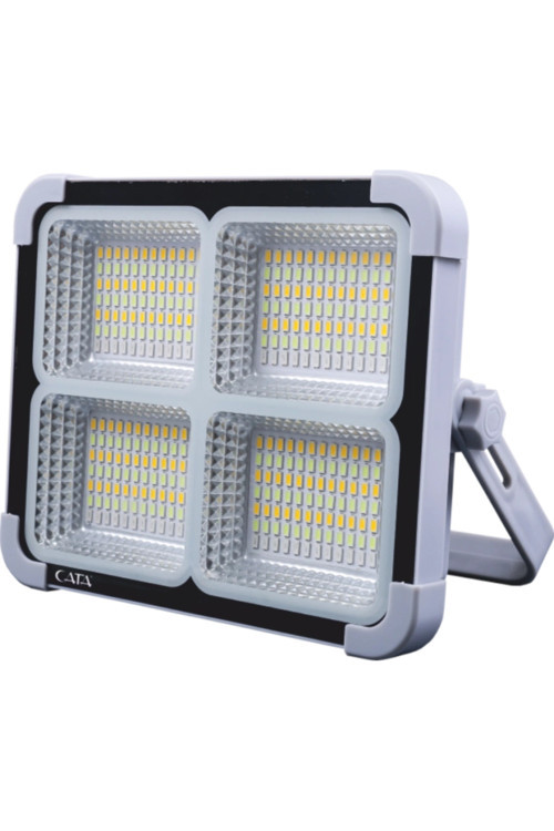 1 Adet CATA CT 4698 Solar 200W Led Projektör Taşınabilir