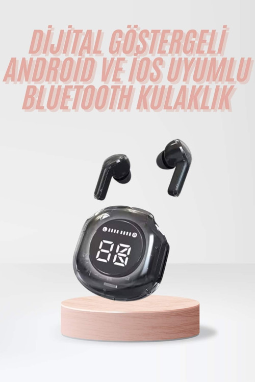 Yeni Nesil Bluetooth Kulaklık Dijital Göstergeli Dokunmatik 5.3 Kablosuz