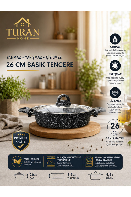 Basık Tencere granit