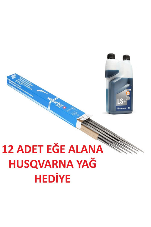 Zincir Bileme Eğesi 12 Adet 5/32 - 5.5mm HUSQVARNA YAĞ