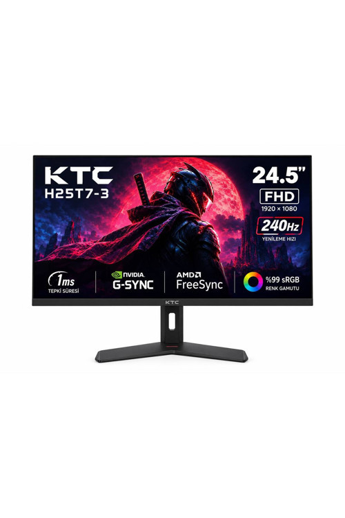 H25T7 24.5" FHD 240 HZ FAST IPS 1 MS PIVOT GAMING MONİTÖR