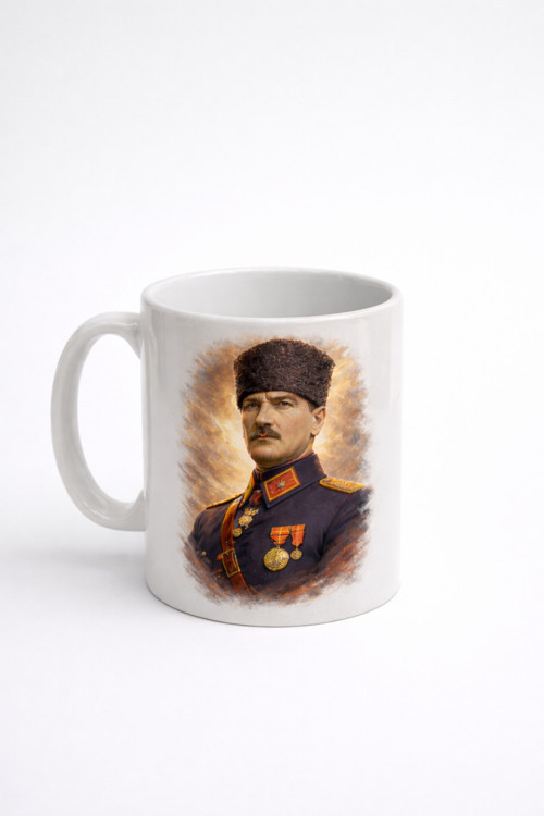 Atatürk Kupa Bardak, Atatürk Kupa, Hediye Kupa, Süblimasyon Baskı Atatürk Kupa