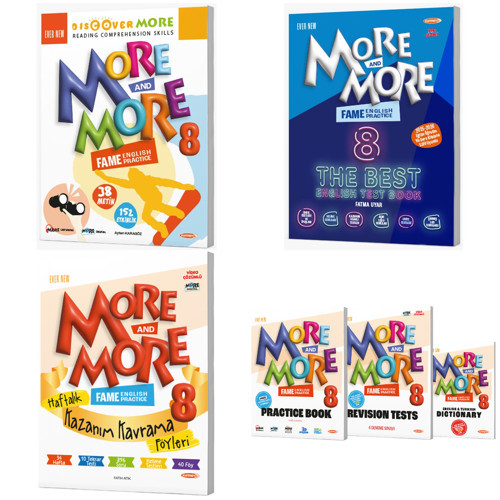 Kurmay Elt 2027 8. Sınıf Lgs Discover Reading - Fame The Best Test - Haftalık Föy - Practice Book Seti 5 Kitap + 40 Föy
