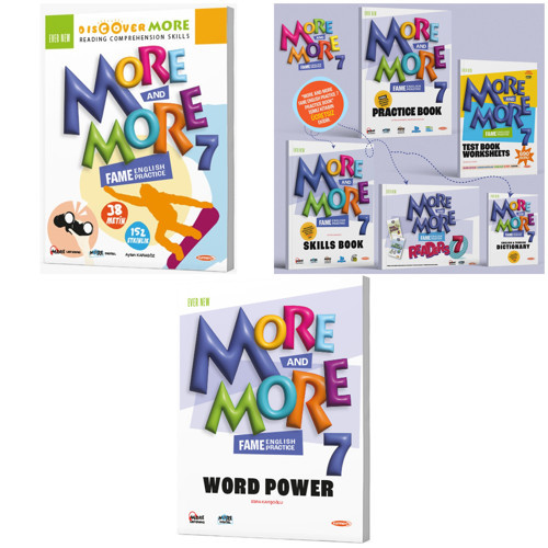 Kurmay Elt 2027 7. Sınıf Discover Reading - Practice Book - Test Book - Wordpower Seti 7 Kitap Maarif Model