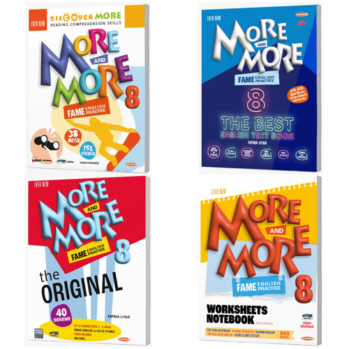 Kurmay Elt 2027 8. Sınıf Lgs Discover Reading - Fame The Best Test - Fame The Original (40 Deneme) - Worksheets Notebook