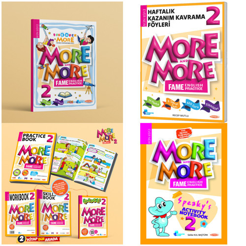 Kurmay Elt 2027 2. Sınıf Discover Reading - Haftalık Föy - Practice Book - Speakys Activity Notebook Seti 5 Kitap + 40 F