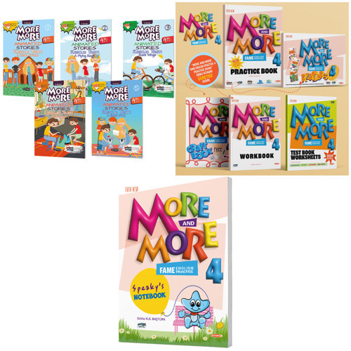 Kurmay Elt 2027 4. Sınıf Hikaye - Practice Book - Test Book - Speakys Notebook Seti 11 Kitap