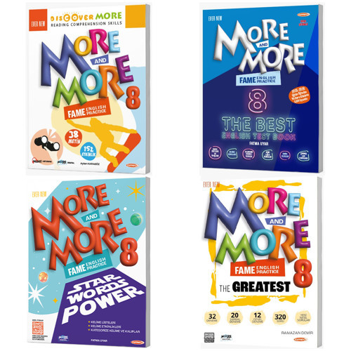 Kurmay Elt 2027 8. Sınıf Lgs Discover Reading - Fame The Best Test - Star Words Power - The Greatest (32 Deneme) Seti 4