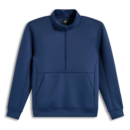 Apera Yarım Fermuarlı Sweatshirt Mavi