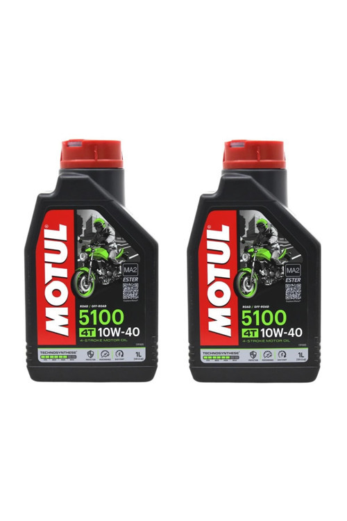 5100 10W40 4T Motosiklet Yağı 1 Lt 2 adet