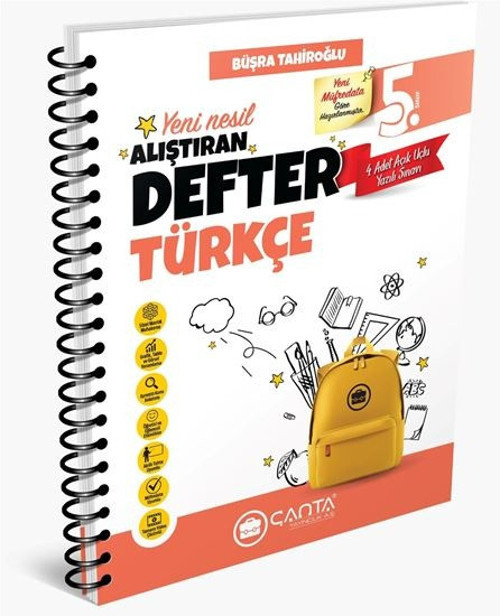 Çanta 2027 5. Sınıf Türkçe Alıştıran Defter Maarif Model