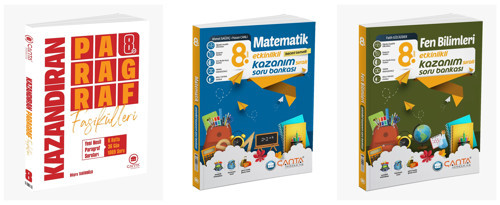 Çanta 2027 8. Sınıf Lgs Kazandıran Paragraf Fasikülleri + Matematik + Fen Bilimleri Etkinlikli Kazanım Soru Bankası Seti