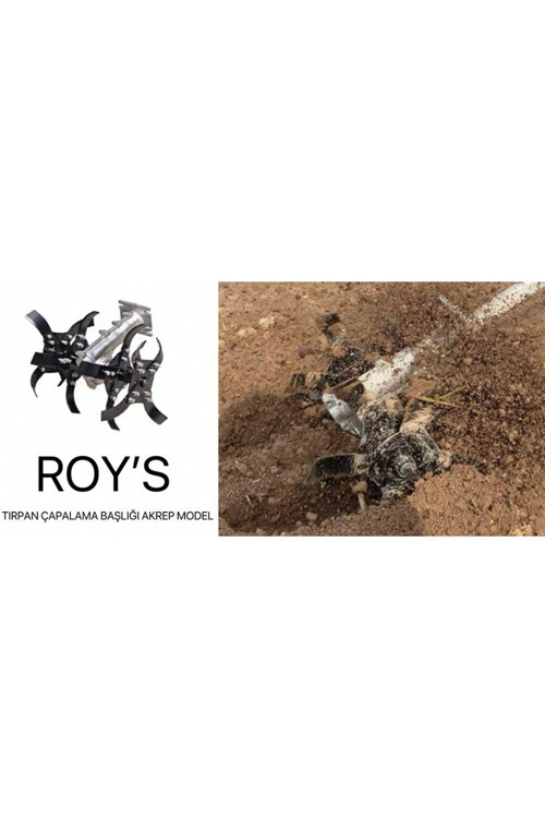 Roy's Raider Model Tırpan Toprak Çapalama Başlığı Akrep Model Sadece Aparat Satılır 26.9mm