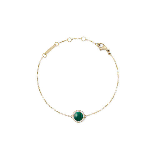 Audrey Bracelet Malachite Silver