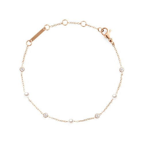 Pearl Bracelet Rose Gold