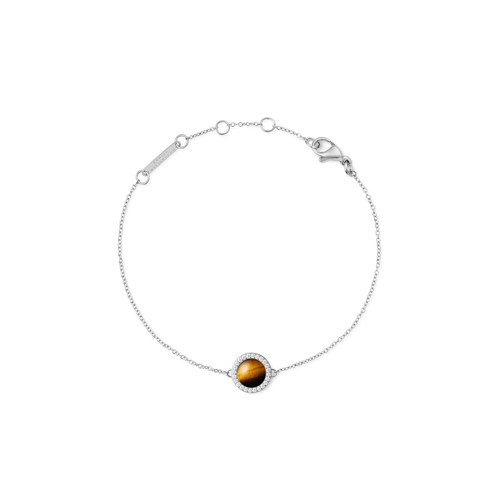 Audrey Bracelet Tiger Eye Rose Gold