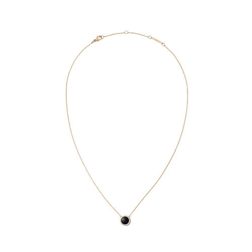 Audrey Necklace Black Agathe Gold