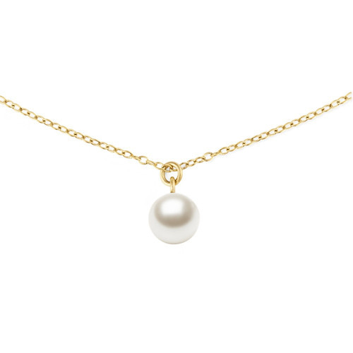 Pearl Necklace Rose Gold