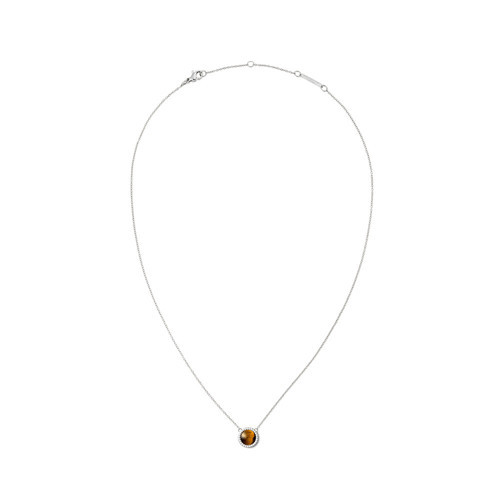 Audrey Necklace Tiger Eye Silver