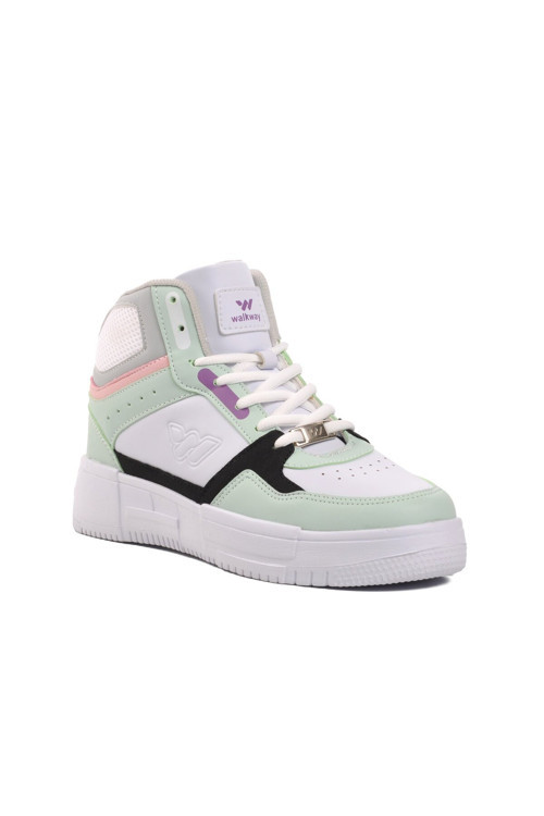 Unisex Basket Tarzı Fileli Rahat Tabanlı Bilekli Sneaker Günlük Spor Ayakkabı
